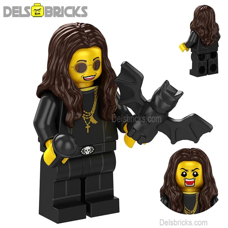Ozzy Osbourne Lego Minifigures Custom Music Toys