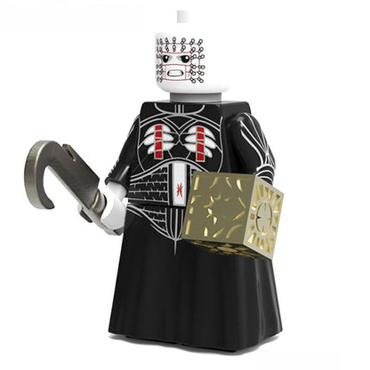 Pinhead Cenobite from Hellraiser Lego Minifigures Custom Horror Toys