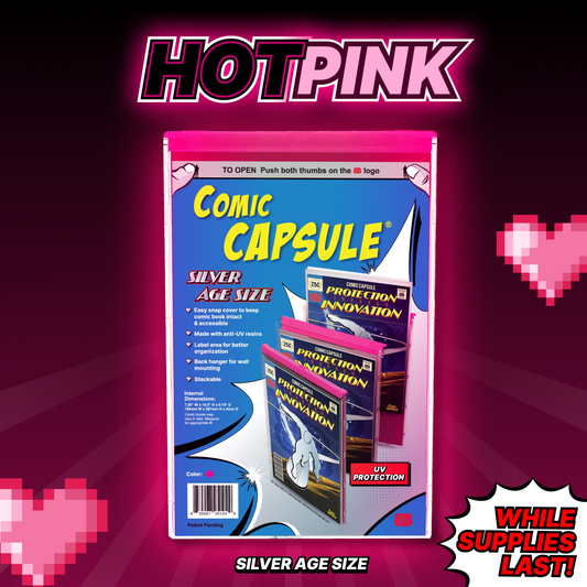 Pink SILVER Age Size ComicCapsule
