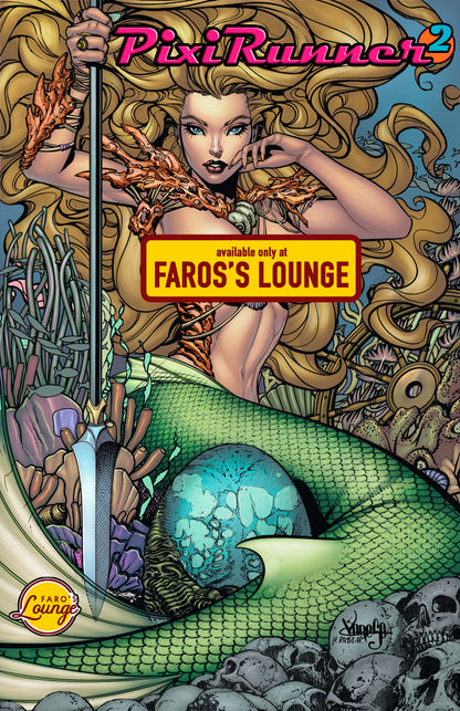 Pixi Runner #2 – Cassiapea Neptune Mermaid | Mature Sci-Fi Comic | Faro's Lounge