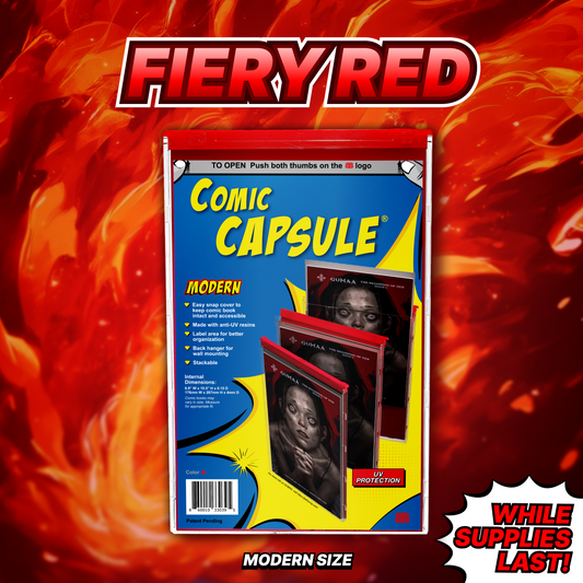 Red Modern Size ComicCapsule