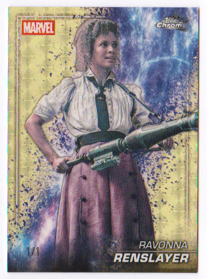 2025 Marvel Studios Ravonna Renslayer Superfactor 1/1 Topps Chrome LOKI TVA