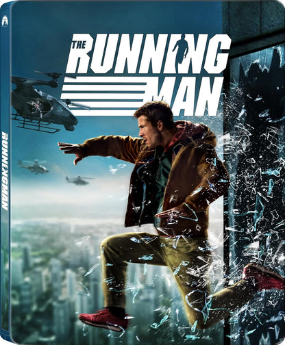 The Running Man (2025) - Limited Edition Steelbook (4K Ultra HD + Blu-ray + Digital)