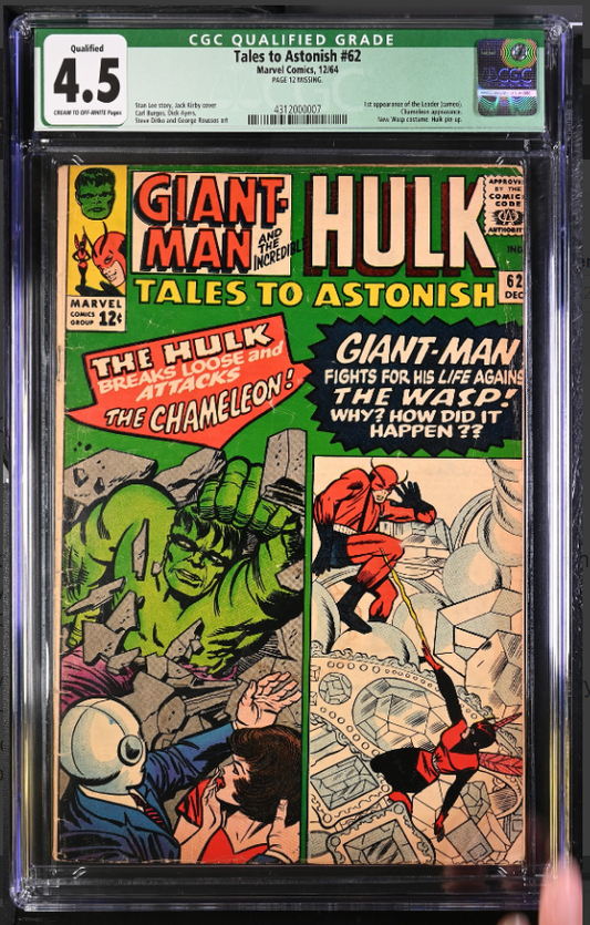 Tales to Astonish #62 CGC 4.5-Qualified-1964 1st app Leader