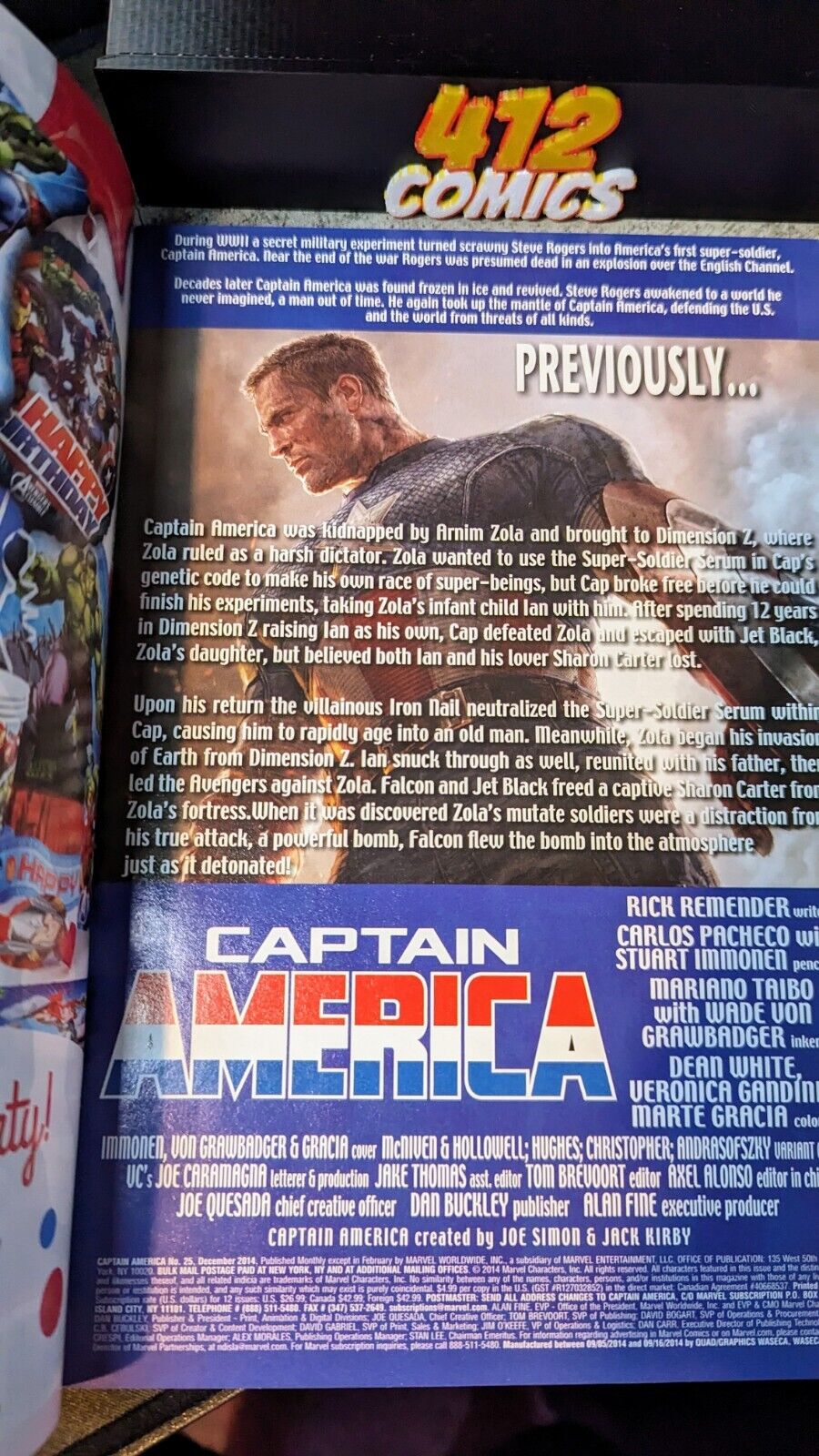 Captain America, Vol. 7 #25A