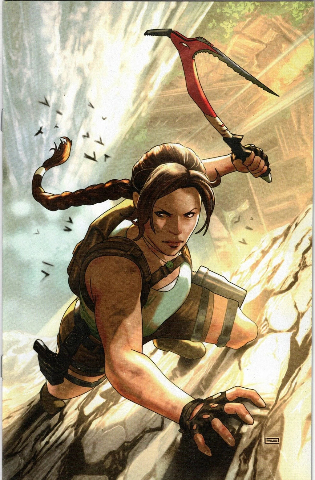TOMB RAIDER SACRED ARTIFACTS #1 TAURIN CLARKE FULL ART VARIANT