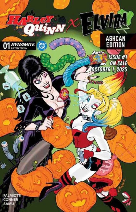 Harley Quinn X Elvira #1 Ashcan