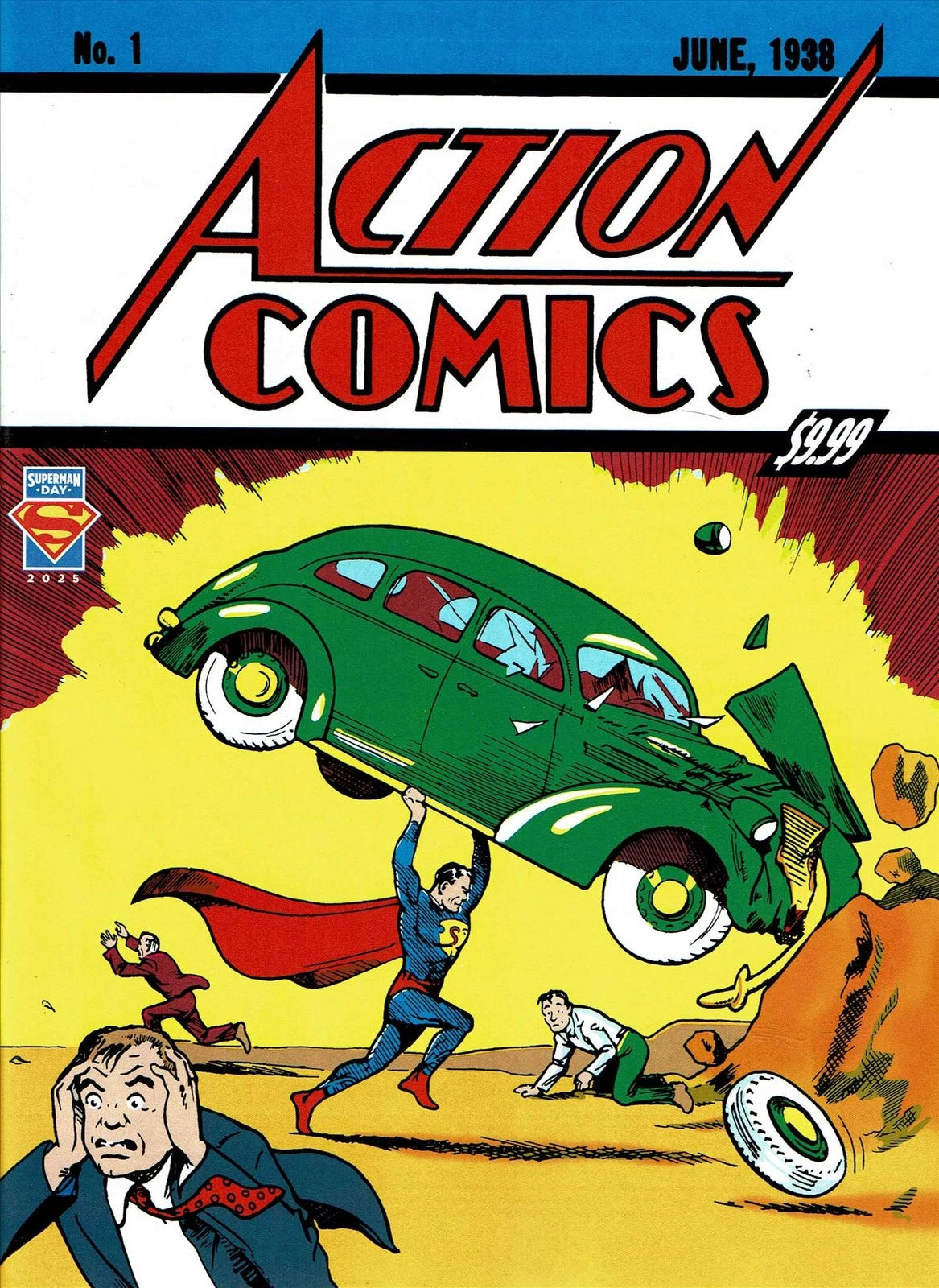 Superman Day 2025 - Action Comics #1 Golden Age Sized Facsimile Edition Cover A Joe Shuster