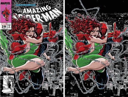 The Amazing Spider-Man #28 KAARE ANDREWS EXCLUSIVE TRADE & VIRGIN VARIANT SET