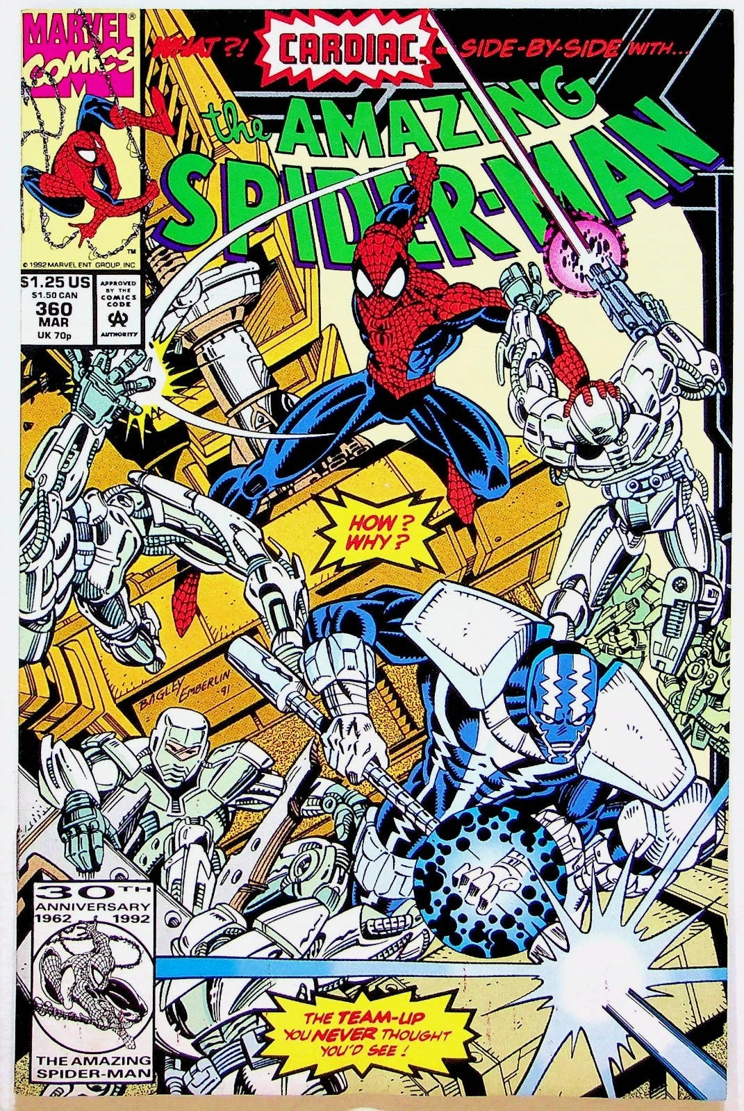 The Amazing Spider-Man #360 (1992) - 2nd Cameo App. of Carnage