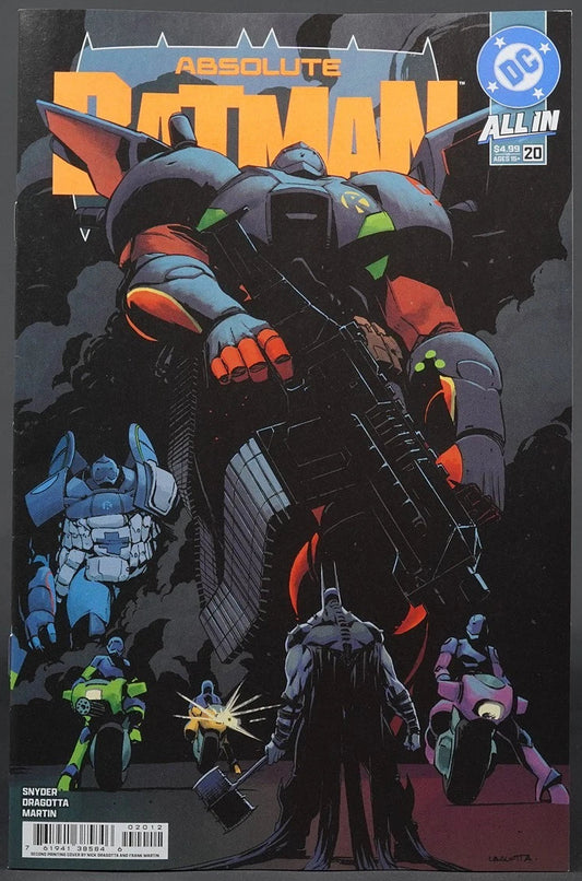Absolute Batman #20 Cover A Nick Dragotta 2ND Print