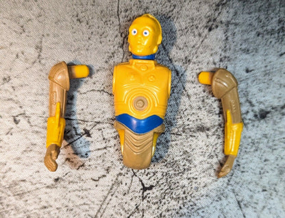 RARE!  1985 Kenner Star Wars Droids Cartoon C-3PO - Legless
