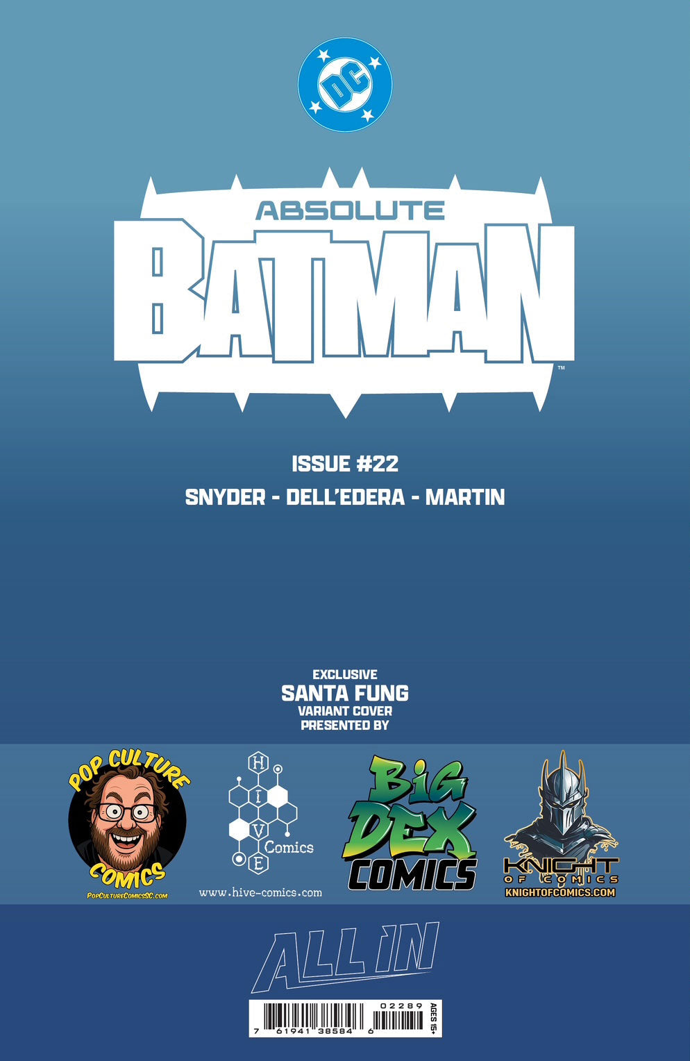 Absolute Batman #22 SANTA FUNG SDCC Exclusive Pink Foil Virgin Variant (PRE-ORDER)