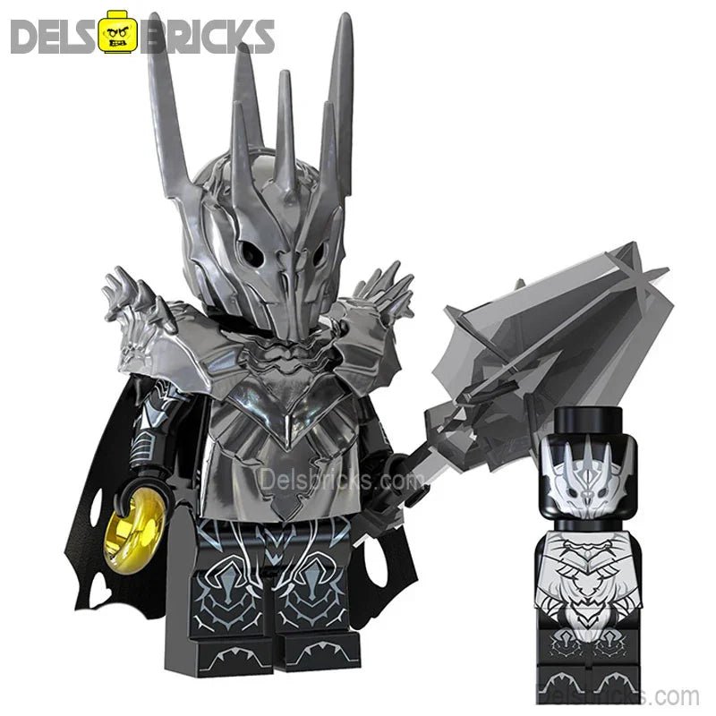 Sauron Lord of The Rings Lego Minifigures Custom Toys 3