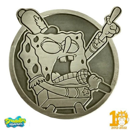 Zen Monkey:  Limited Edition Emblem: Sweet Victory - SpongeBob SquarePants Enamel Pin
