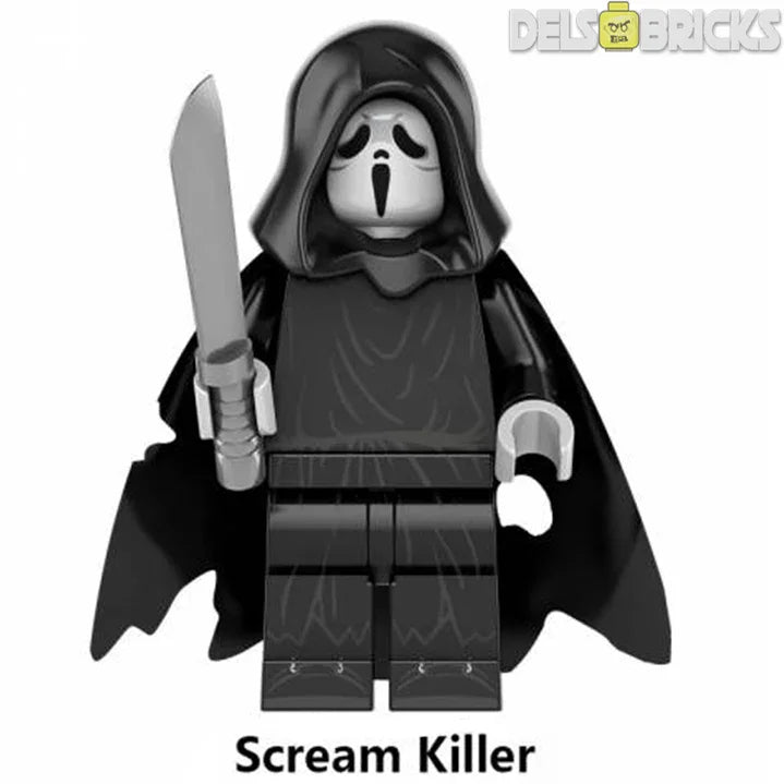 Scream Ghostface Lego Minifigures Custom Horror Toys 2