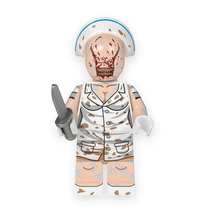 Silent Hill Nurse Lego Minifigures Custom Horror Toys