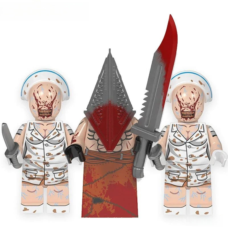 Silent Hill Red Pyramid Head & Nurses Set of 3 Minifigures