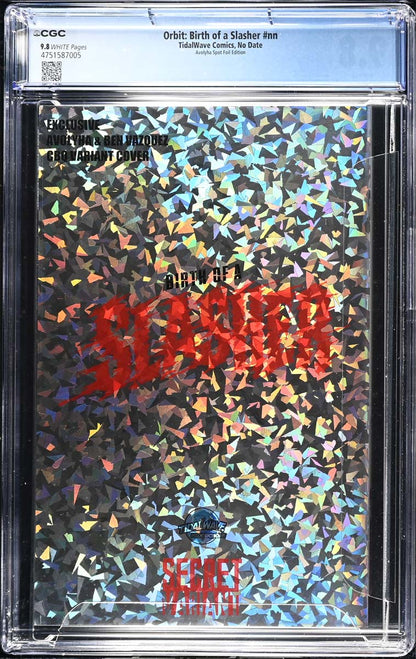 Birth of a Slasher #1 CGC 9.8 Avoltha Crack Ice Spot Foil Variant #13/20