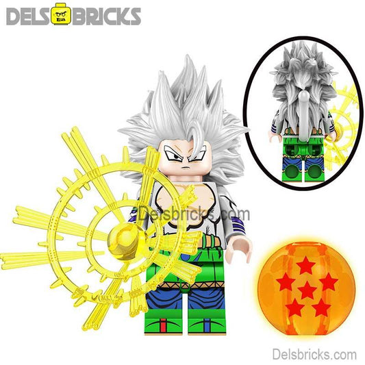Son Goku 4 Dragon Ball Z Lego Minifigures Anime Custom Toys G-21