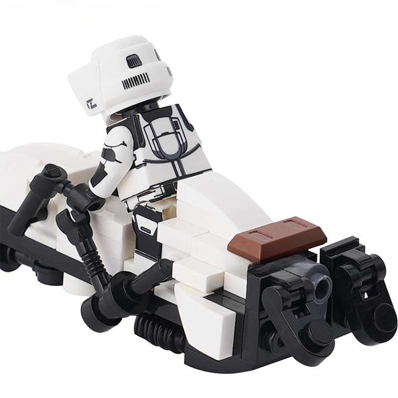 Star Wars Speeder Bike & Biker Scout Minifigure Set 2071-a