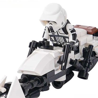 Star Wars Speeder Bike & Biker Scout Minifigure Set 2071-a