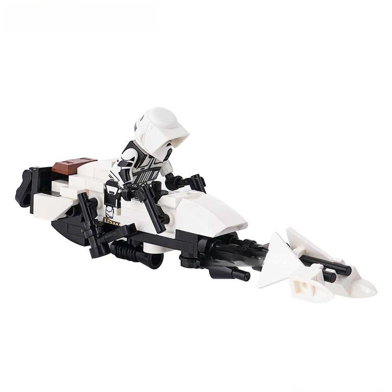 Star Wars Speeder Bike & Biker Scout Minifigure Set 2071-a