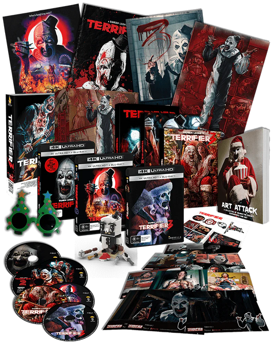 Terrifier - Art Attack 4 Film Collector’s Edition Boxset W/ Collectibles (4K Ultra HD + Blu-ray)