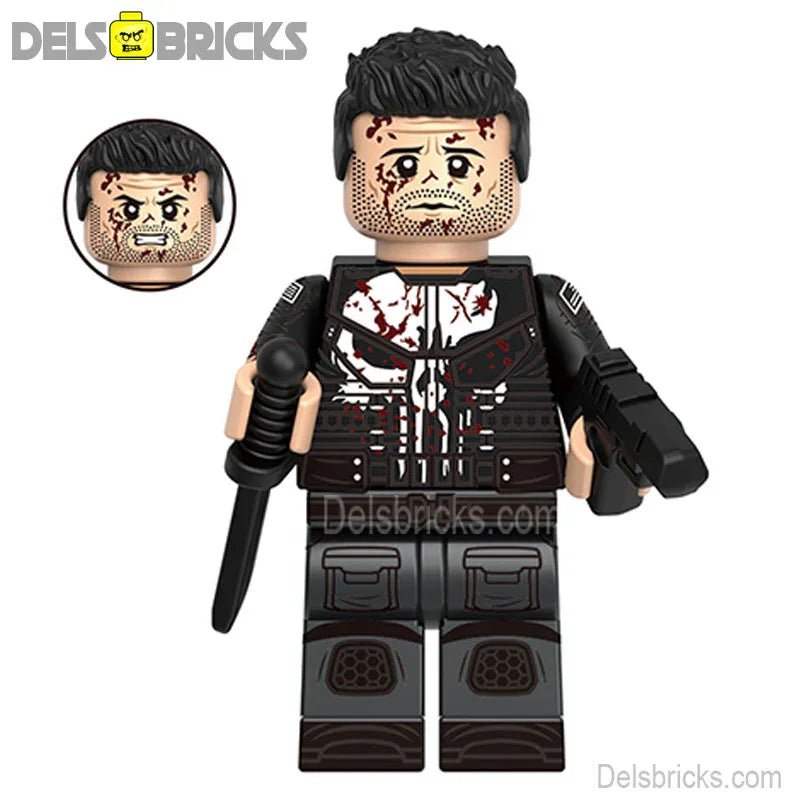 The Punisher Frank Castle from Daredevil Best Lego Minifigures Custom Toys 2