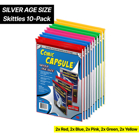 Skittles 10-Pack [Red,Blue,Pink,Green,Yellow]