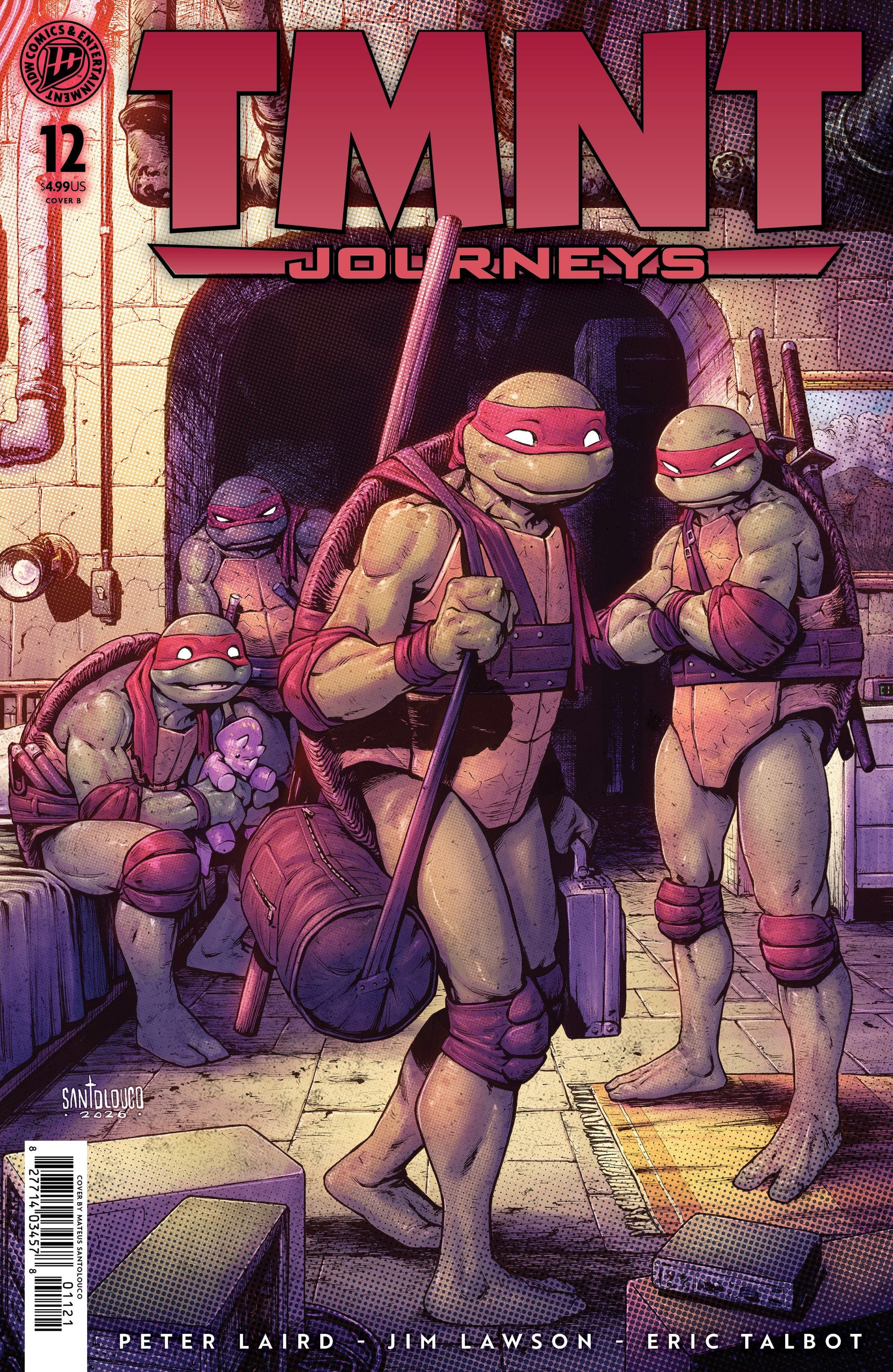 TMNT: Journeys #12 Variant B (Santolouco