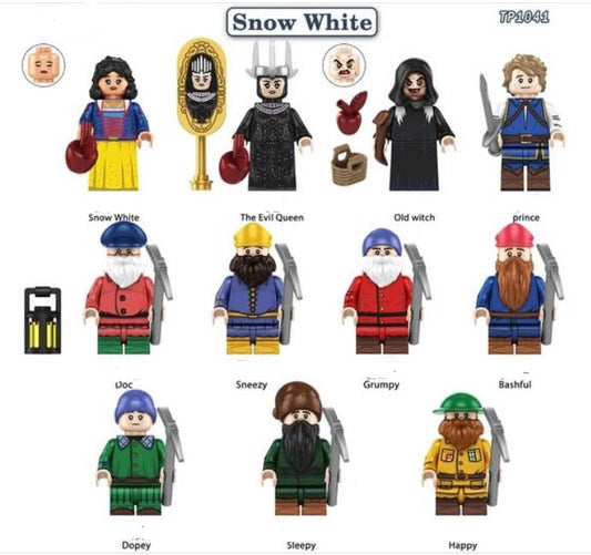 Enchanted Forest Princess & Companions – Custom Minifigure Fantasy Set