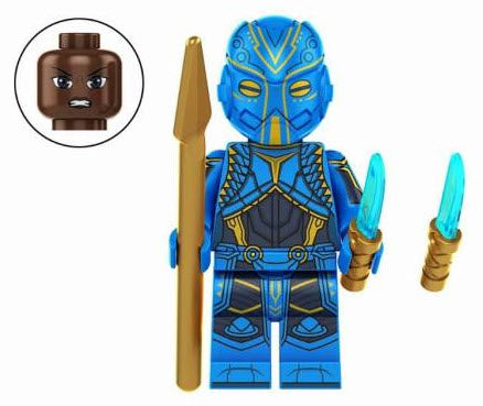 Blue Armor Guard Custom Minifig