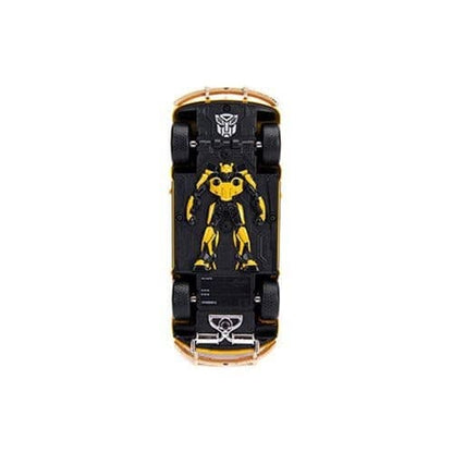 Transformers Bumblebee Movie 1:24 Scale Volkswagen Beetle Die-Cast Metal Vehicle with 3 3/4-Inch Charlie Figure