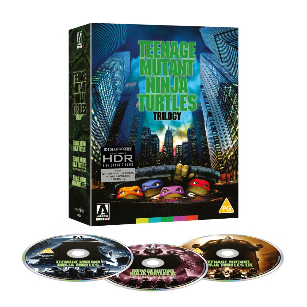 TMNT - Teenage Mutant Ninja Turtles (3 Films) (1990-1993) Movie Collection - Limited Edition (4K UHD)