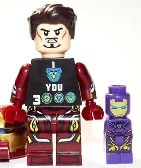 Iron Man Custom Minifigure – The Genius Billionaire in High-Quality ABS Plastic!