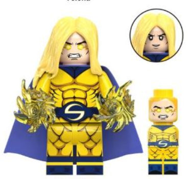 Golden Superhero Powerhouse Minifigure