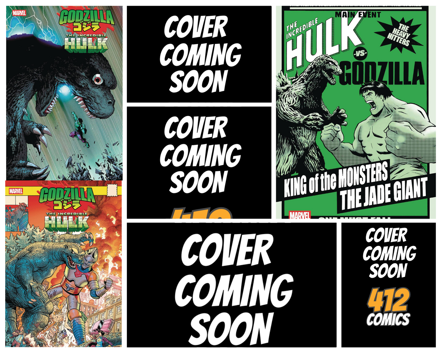 GODZILLA VS HULK #1 - 7 COVER SET (PRESALE 4/16/25)