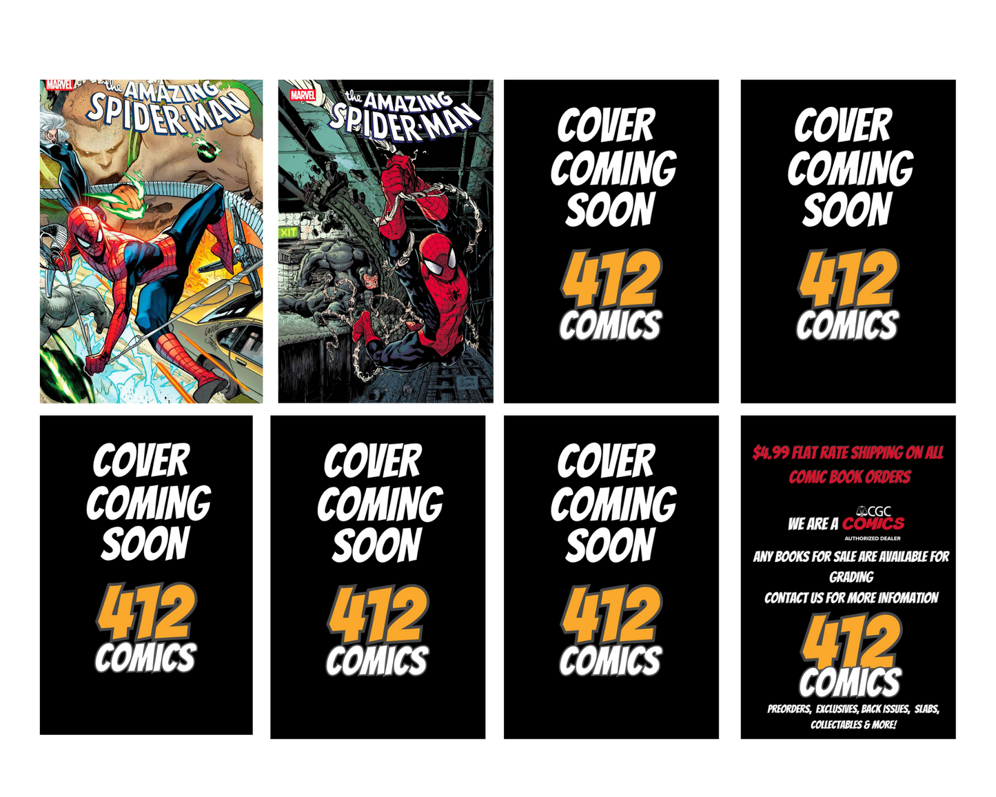 AMAZING SPIDER-MAN #1 - 7 COVER SET (PRESALE 4/9/25)