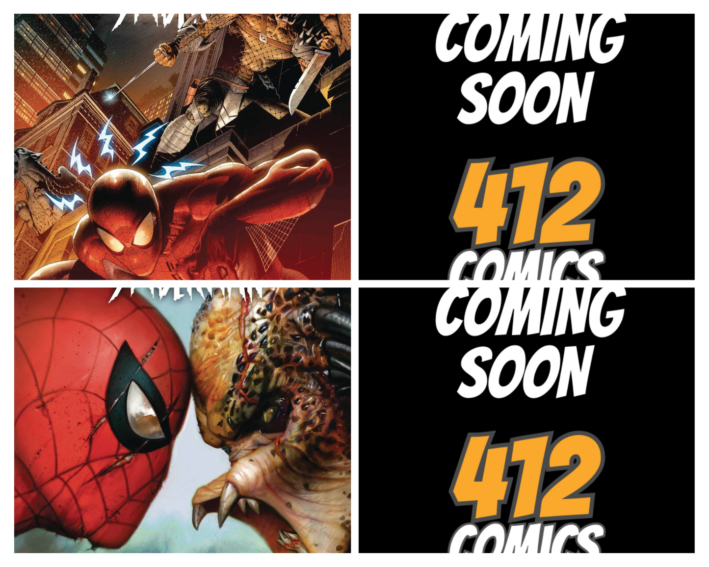 PREDATOR VS SPIDER-MAN #1  - 4 COVER SET (PRESALE 4/23/25)