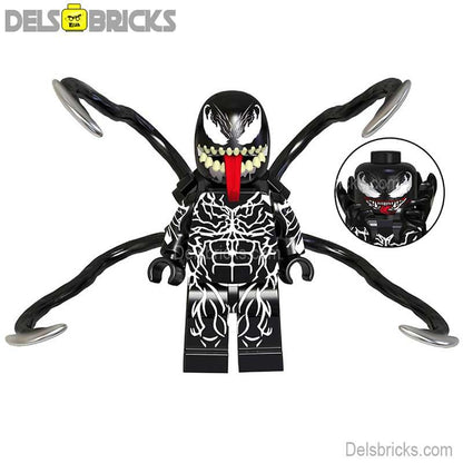 Venom Spider-Man villain Lego Minifigures Custom Toys 3
