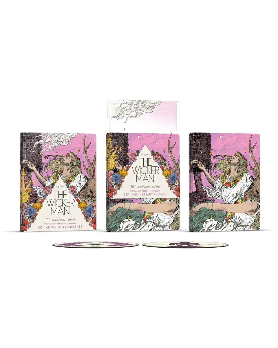 The Wicker Man - 50th Anniversary Limited Edition Steelbook (4K UHD + Blu-ray + Digital) - Used