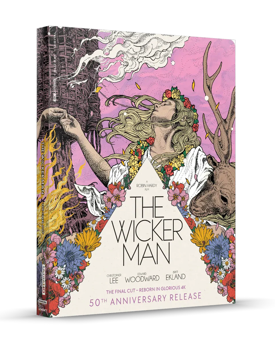 The Wicker Man - 50th Anniversary Limited Edition Steelbook (4K UHD + Blu-ray + Digital) - Used