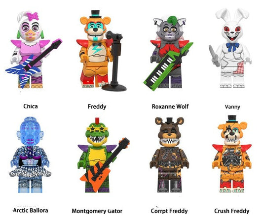Five Nights at Freddy’s Minifigure Set of 8