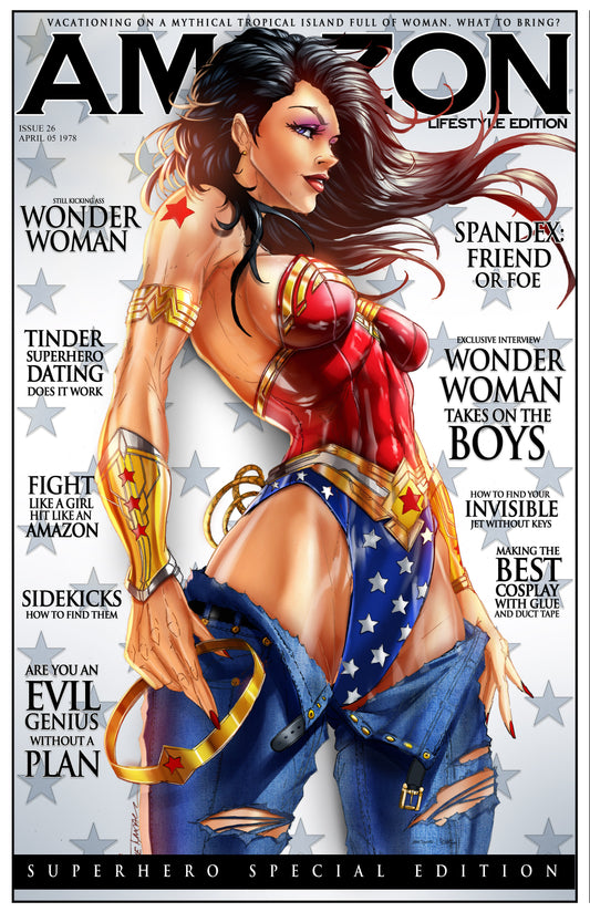 Wonder Woman Amazon Magazine Print