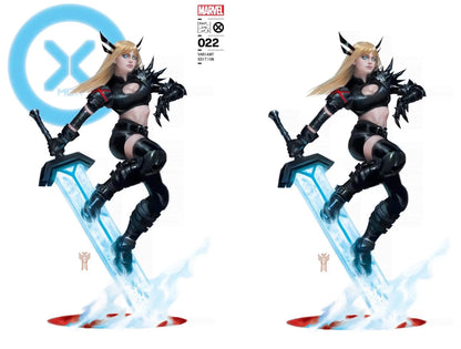 X-MEN #22 (MIGUEL MERCADO EXCLUSIVE MAGIK TRADE/VIRGIN VARIANT SET)(2023)