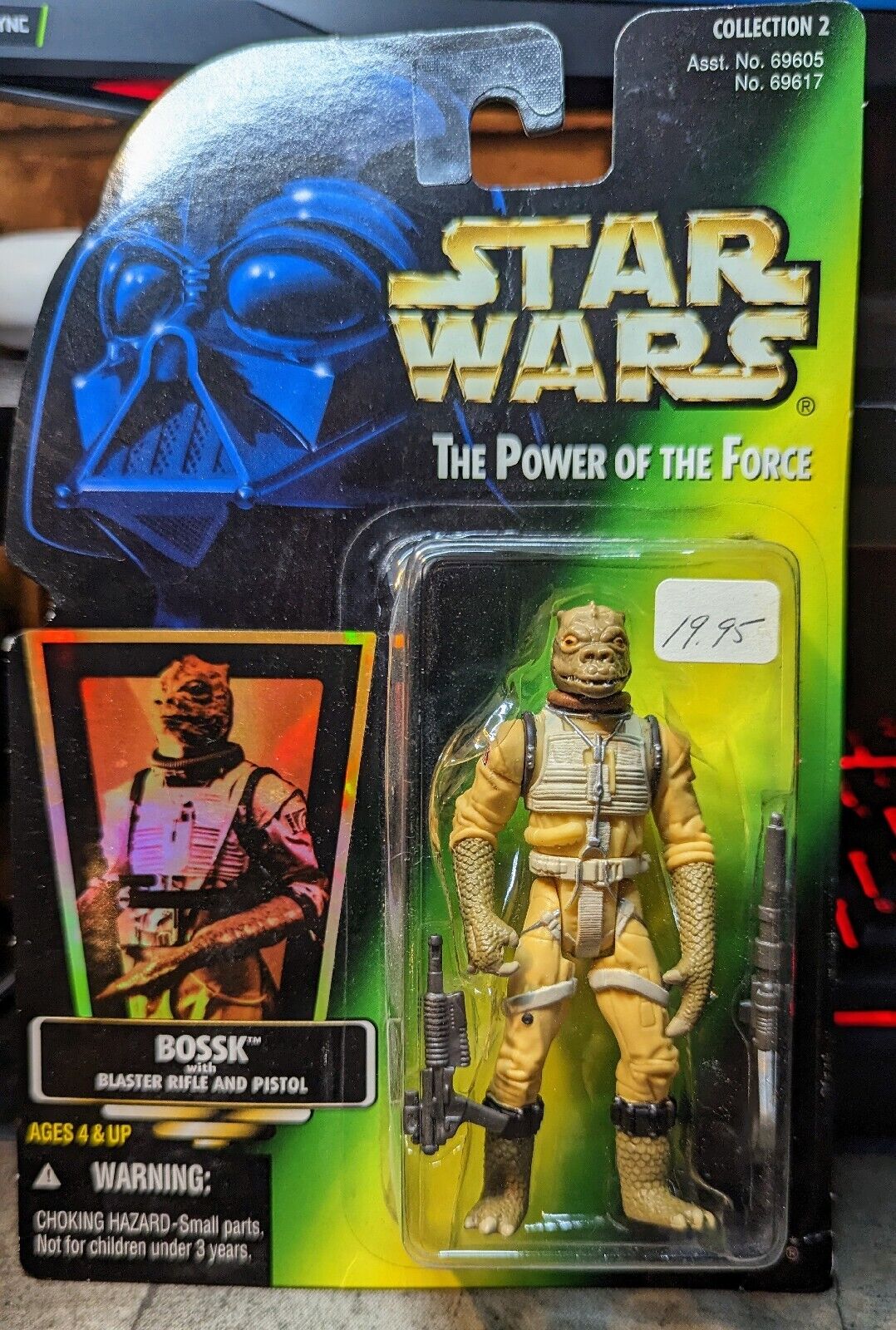 Star Wars Bossk Power of the force POTF