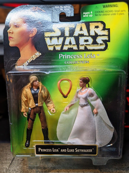 Star Wars Princess Leia (collection) & Luke Skywalker of the force POTF