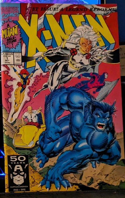 X-Men #1 Variants 5 Book Lot 1991 Jim Lee covers VF/NM