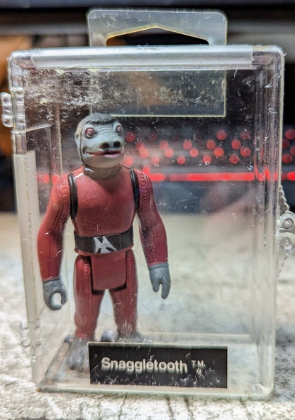 Vintage Star Wars Red Snaggletooth / Cantina Figure/ 1978 Hong Kong GMFGI